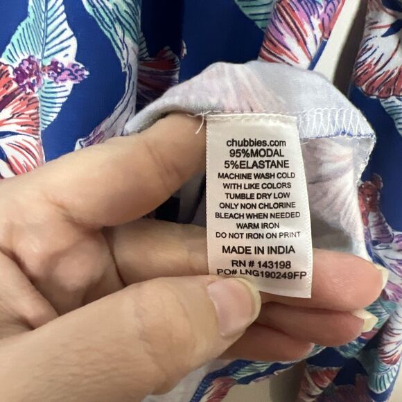 Chubbies Blue Floral Hoodie - Picture 5 of 6